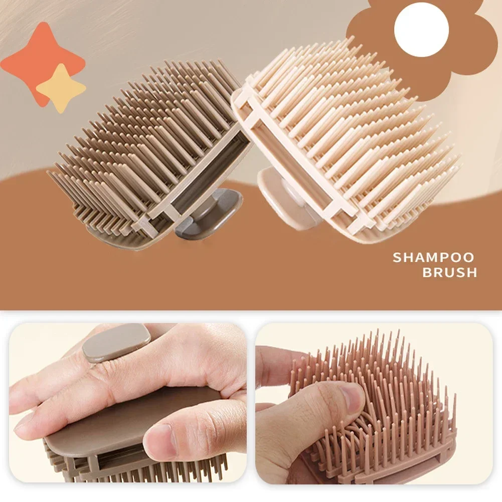 Scalp Scrub Exfoliant - 1 шт., квадратная щетка для шампуня,