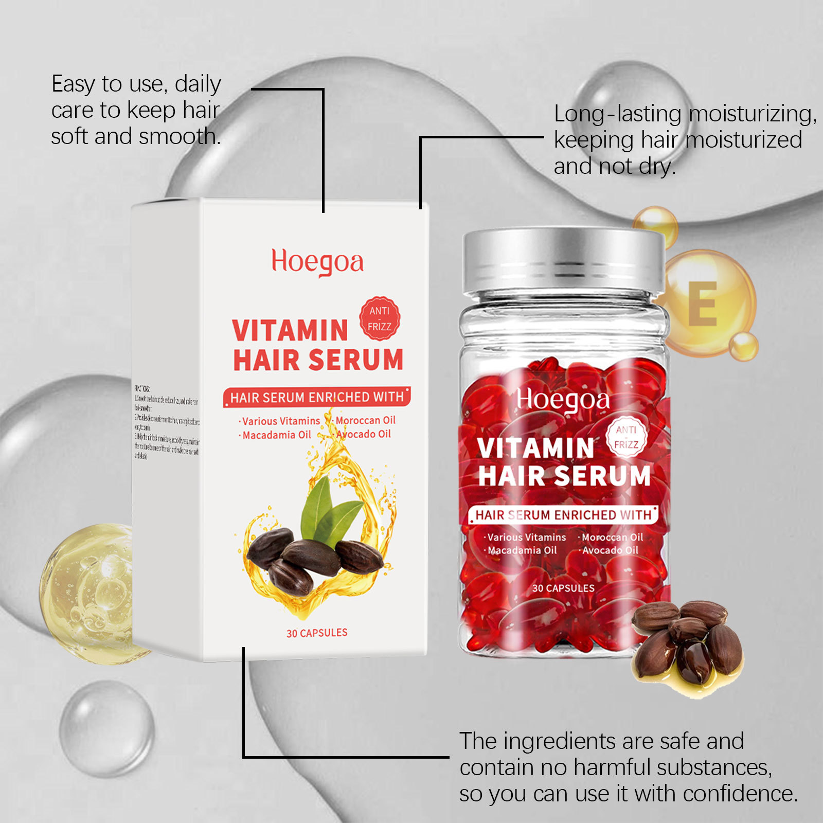 Hair Care Capsule - Витаминная сыворотка для ухода за волосами,
